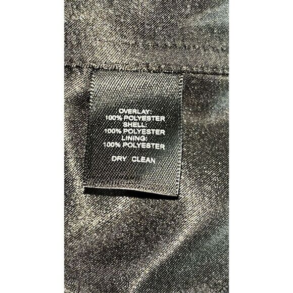 WHBM Women’s Strapless Ruched Bodice Pleated Bottom Cocktail Dress 4 Black - Picture 8 of 9